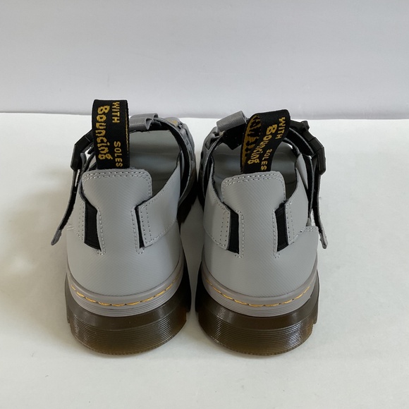 Dr. Martens Pearson Sandals Mens Sz 10 Mid Grey Element & Webbing - Picture 9 of 13